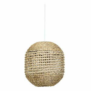 Lampa sufitowa z kloszem z rattanu i trawy morskiej ø 42 cm Tripoli – Light & Living obraz