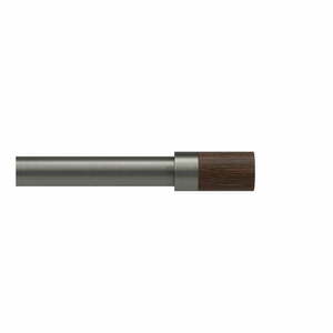 Stalowy regulowany karnisz 183 - 366 cm Blok – Umbra obraz