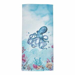 Niebieski bawełniany ręcznik plażowy 76x160 cm Octopus – Catherine Lansfield obraz