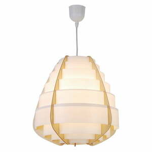 Biała lampa wisząca Nagoja – Candellux Lighting obraz