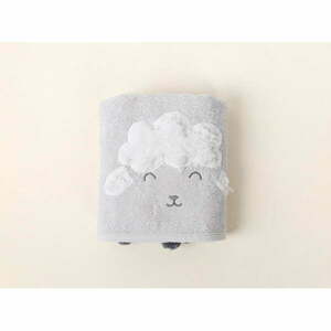 Szary bawełniany ręcznik dziecięcy 75x50 cm Wooly – Foutastic obraz