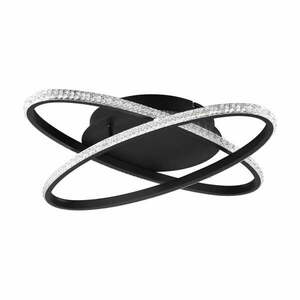 Czarna lampa sufitowa LED Lane – Trio obraz