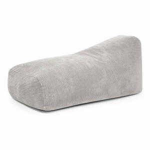 Jasnoszary sztruksowy worek do siedzenia Snug 130 – SLOWDOWN obraz