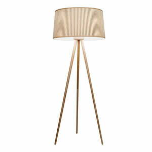 Brązowa lampa stojąca SULION Bea, wys. 152 cm obraz