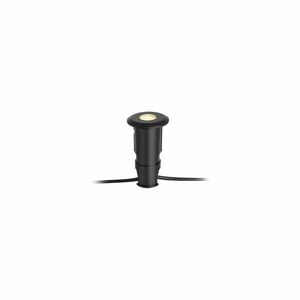 Czarna wbijana lampa Markslöjd Garden 24 Decklight, ø 60 mm obraz