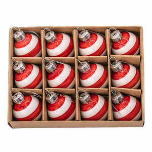 Szklane bombki wykonane ręcznie zestaw 12 szt. ø 3 cm Mini Bauble – Sass & Belle obraz