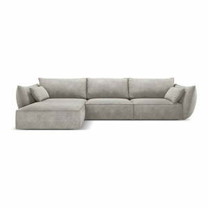 Jasnoszary narożnik (lewostronny) Vanda – Mazzini Sofas obraz