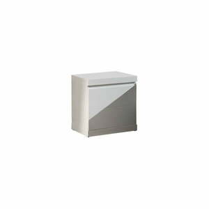 Biała szafka nocna Vipack Lara White, szer. 44 cm obraz