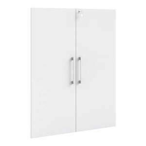 Biały komponent – drzwiczki 84x105 cm Prima – Tvilum obraz