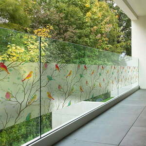 Naklejka na okno 200x40 cm Birds in the Forest – Ambiance obraz