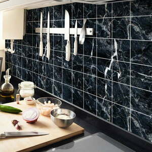 Zestaw naklejek na kafelki 24 szt. 15x15 cm Marble Tiles Florencia – Ambiance obraz
