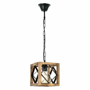 Lampa wisząca z drewna jodłowego Zikzak Rustik obraz