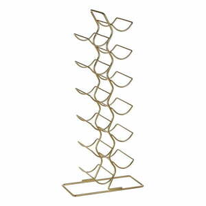 Metalowy regał na wino w kolorze złota liczba butelek 12 Wren – Premier Housewares obraz