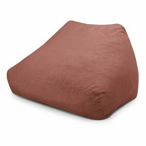 Ceglasty sztruksowy worek do siedzenia Sofa Snug – SLOWDOWN obraz