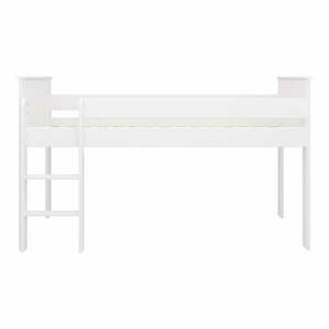 Białe podwyższone łóżko dziecięce 90x200 cm Alba – Tvilum obraz