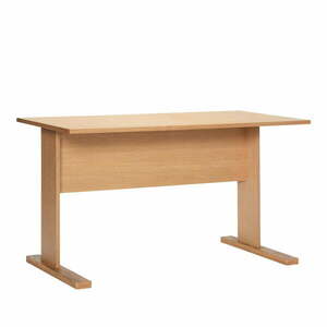 Biurko z blatem w dekorze dębu 70x140 cm Forma – Hübsch obraz