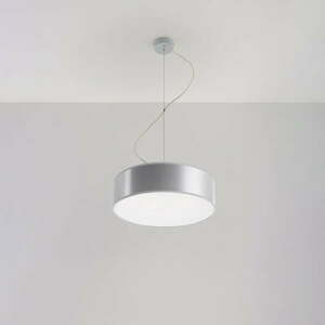 Szara lampa wisząca ø 35 cm Atis – Nice Lamps obraz