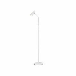 Biała lampa stojąca Markslöjd Crest, wys. 145 cm obraz