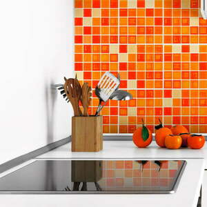 Zestaw 9 naklejek Ambiance Mosaics, 10x10 cm obraz