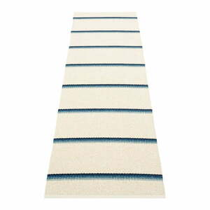 Niebiesko-kremowy chodnik odpowiedni na zewnątrz 70x240 cm Olle Blue Vanilla – Pappelina obraz