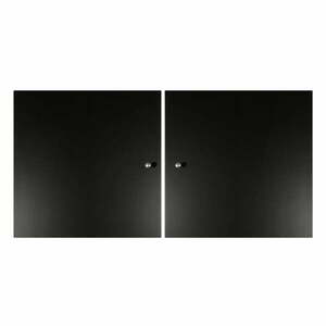 Czarne drzwiczki do modułowych systemów półek 2 szt. 32x33 cm Mistral Kubus – Hammel Furniture obraz