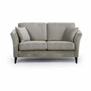 Beżowa aksamitna sofa Scandic Eden, 165 cm obraz