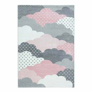 Różowo-szary dywan dziecięcy 120x170 cm Bambi – Ayyildiz Carpets obraz