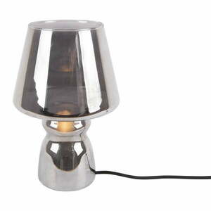 Szara szklana lampa stołowa Leitmotiv Classic Glass, ø 16 cm obraz