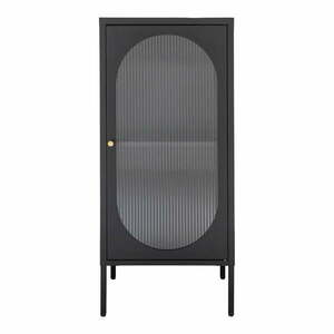 Czarna metalowa witryna 50x110 cm Adelaide – House Nordic obraz