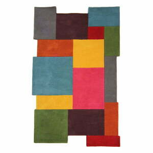 Kolorowy wełniany dywan Flair Rugs Collage, 150x240 cm obraz