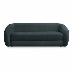 Ciemnoniebieska rozkładana sofa z tkaniny szenilowej 228 cm Neyo – Bobochic Paris obraz