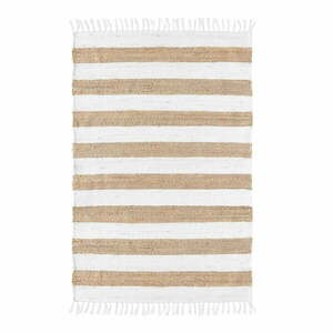 Biało-naturalny dywan 50x80 cm Sagane – douceur d'intérieur obraz