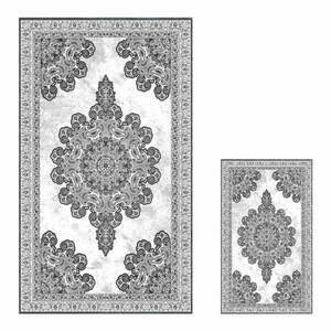 Szare dywaniki łazienkowe zestaw 2 szt. 60x100 cm – Mila Home obraz