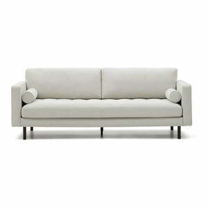 Szarobeżowa sofa z tkaniny szenilowej 222 cm Debra – Kave Home obraz