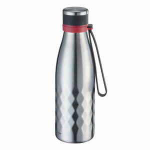 Jasnoszara silikonowo-nierdzewna butelka podróżna 550 ml Viva – Westmark obraz
