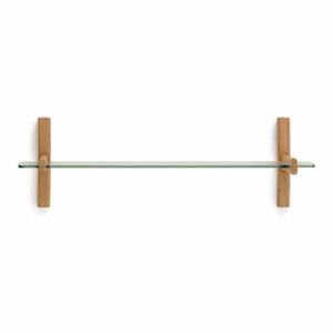Szklany modułowy system półek w naturalnym kolorze 90x28x30, 5 cm Sitra – Kave Home obraz
