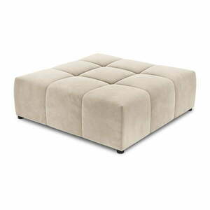 Beżowy moduł aksamitnej sofy Rome Velvet – Cosmopolitan Design obraz