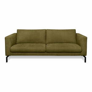Musztardowa sofa 216 cm Gomero – Scandic obraz