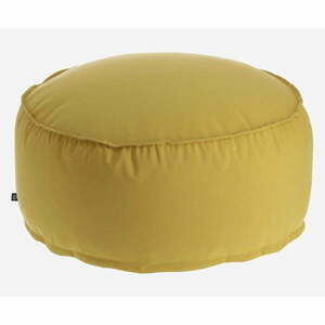 Musztardowy puf Nedra – Kave Home obraz