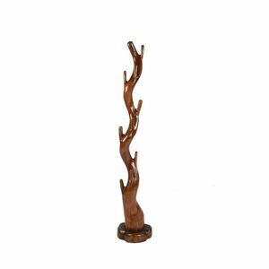 Wieszak w dekorze egzotycznego drewna Suar – Deco Pleasure obraz