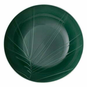 Biało-zielona porcelanowa miska do serwowania Villeroy & Boch Leaf, ⌀ 26 cm obraz