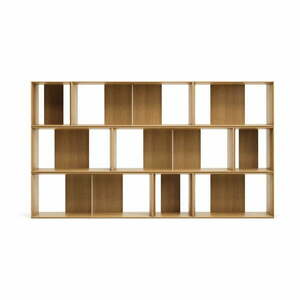 Modułowy system półek w dekorze dębu 9 szt. 202x114 cm Litto – Kave Home obraz
