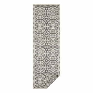 Szaro-kremowy chodnik odpowiedni na zewnątrz NORTHRUGS Jardin, 80x250 cm obraz