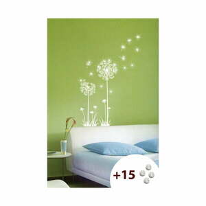 Naklejka z 15 kryształkami Swarovski Ambiance Dandelion Flowers obraz