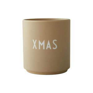Beżowy kubek z imitacji porcelany Design Letters Favourite, 0, 25 l obraz