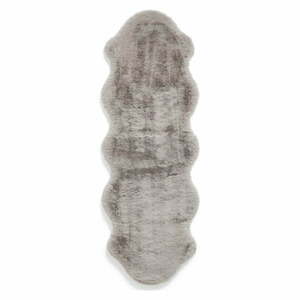 Jasnoszary syntetyczny chodnik 60x180 cm Super Teddy – Think Rugs obraz