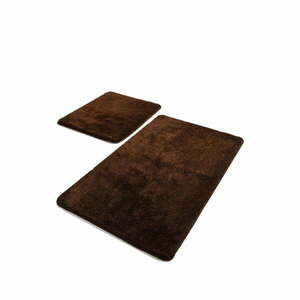 Ciemnobrązowe dywaniki łazienkowe zestaw 2 szt. 60x100 cm Havai – Foutastic obraz