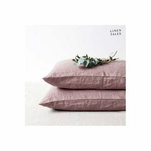 Lniana poszewka na poduszkę 40x60 cm Ashes of Roses – Linen Tales obraz