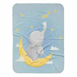 Niebieski koc dziecięcy 85x125 cm – OYO kids obraz