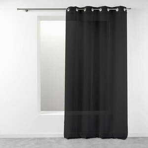 Czarna firanka 140x280 cm Telma – douceur d'intérieur obraz
